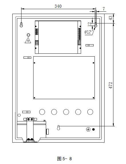 GST-QKP04、GST-QKP04/2氣體滅火控制器安裝示意圖
