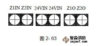 GST-LD-8321中繼模塊接線端子示意圖